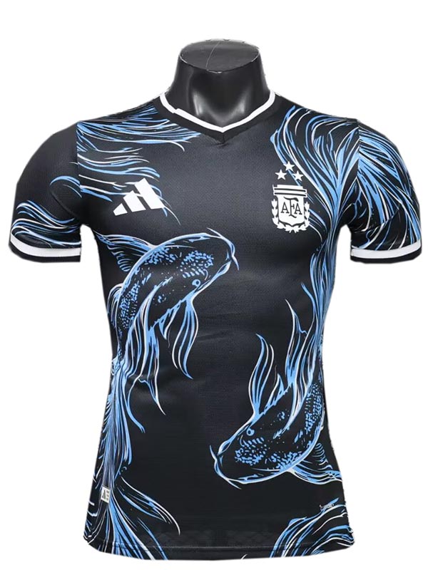 Argentina special player jersey navy fish shirt 2026 world cup
