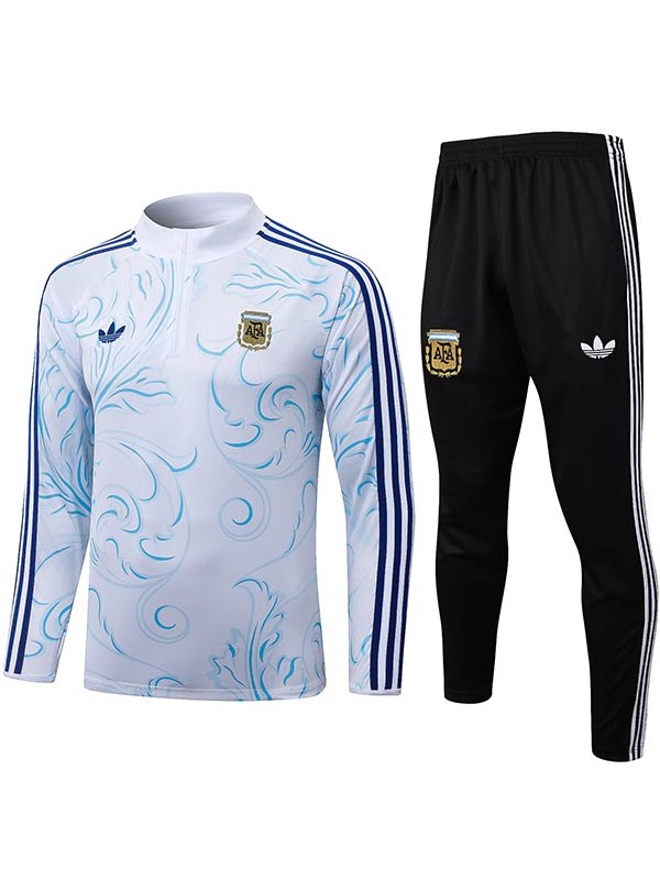 Argentina tracksuit mens white black training kit 2026-2027