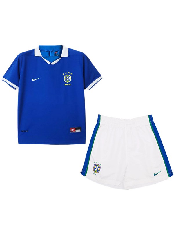 Brazil away kids kit children retro jersey 1997