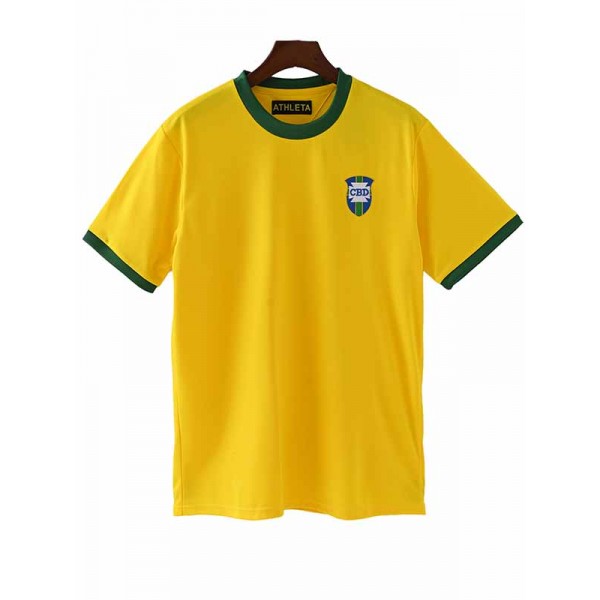 Brazil home jersey mens retro shirt 1970
