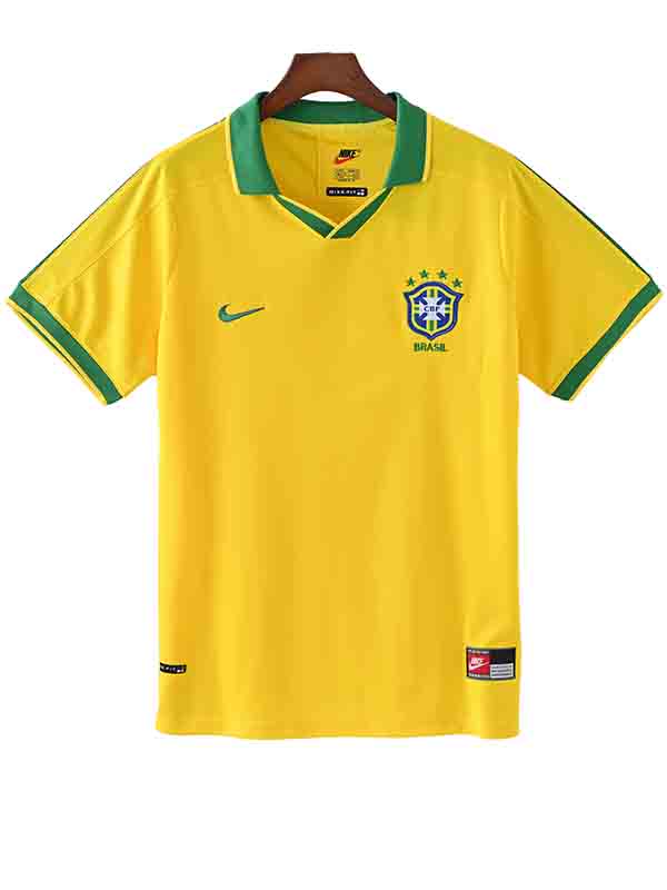 Brazil home jersey mens retro shirt 1997