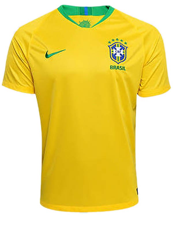 Brazil home jersey mens retro shirt 2018