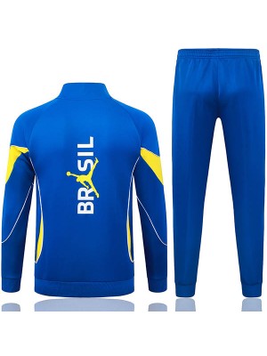 Brazil jacket mens training blue tracksuit 2026-2027