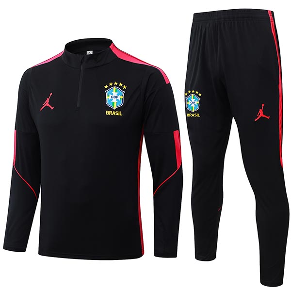 Brazil tracksuit mens black pink training kit 2026-2027