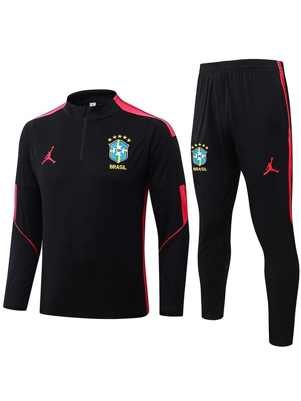 Brazil tracksuit mens black pink training kit 2026-2027