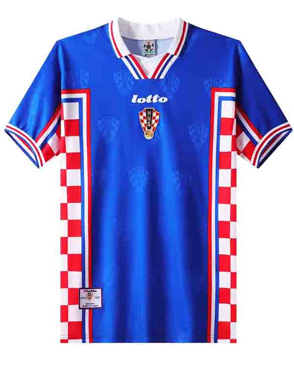 Croatia away jersey mens retro shirt 1998