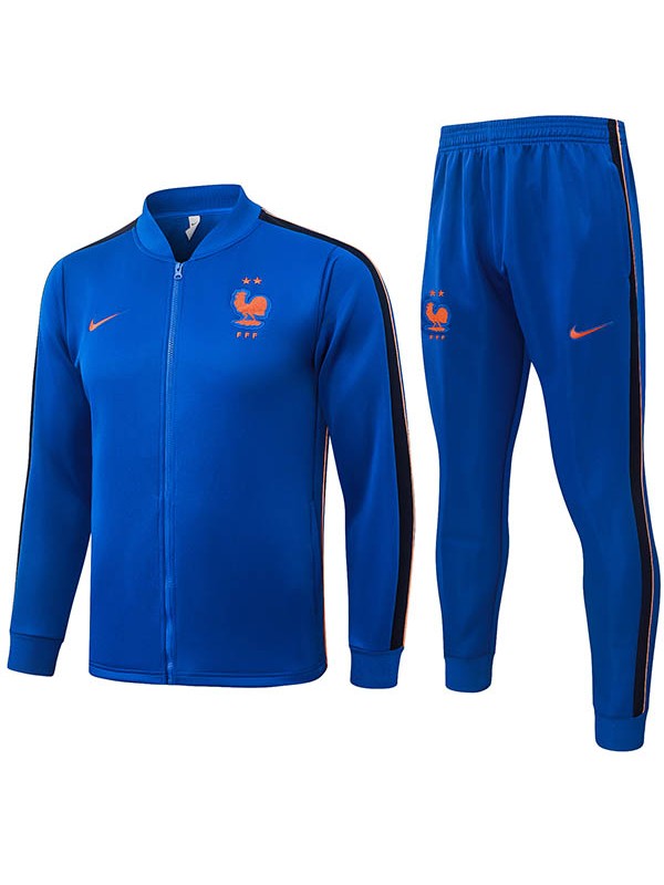 France jacket mens all blue training tracksuit 2026-2027