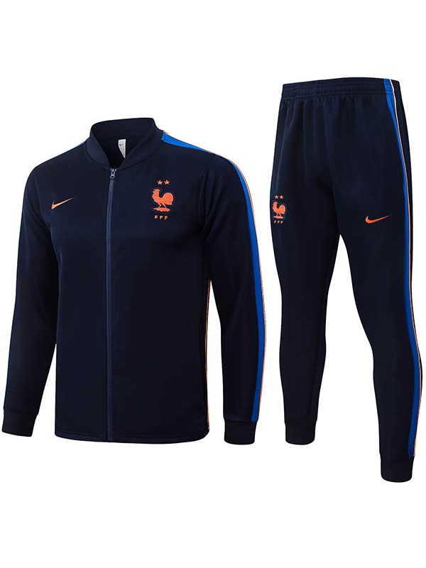 France jacket mens navy blue training tracksuit 2026-2027