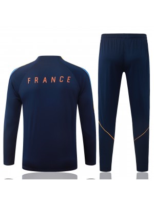 France tracksuit mens all navy training kit 2026-2027