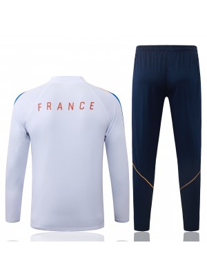 France tracksuit mens white navy training kit 2026-2027