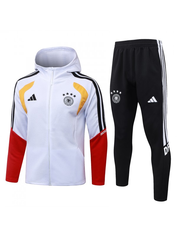 Germany hoodie jacket mens training white black tracksuit 2026-2027