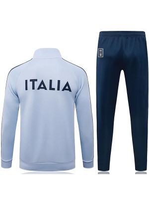 Italy jacket mens light blue training tracksuit 2026-2027