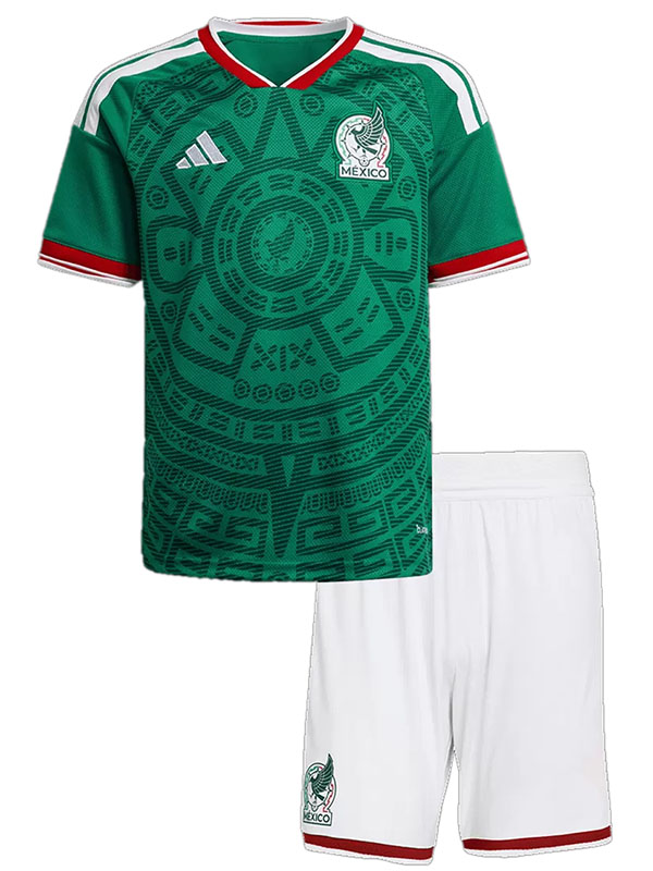 Mexico home kids kit childrens jersey 2026 world cup