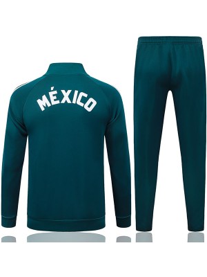 Mexico jacket mens dark green training tracksuit 2026-2027