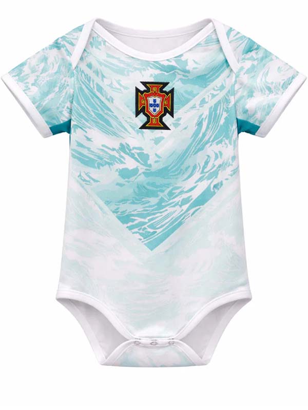 Portugal away baby onesies bodysuit jersey 2026 world cup