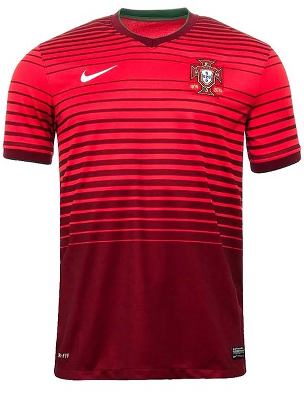 Portugal home jersey mens retro shirt 2014-2015