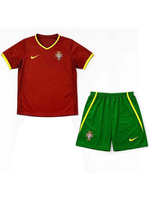 Portugal home kids kit childrens retro jersey 2000
