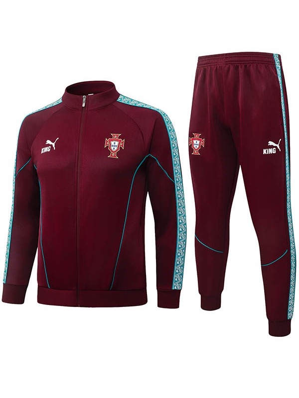 Portugal tracksuit mens brown training kit 2026-2027