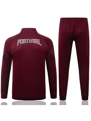 Portugal tracksuit mens brown training kit 2026-2027