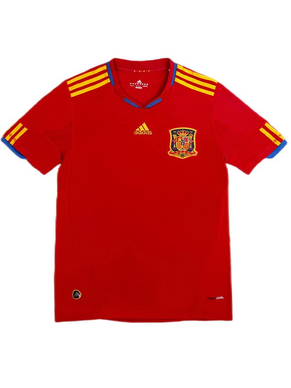 Spain home jersey mens retro shirt 2010