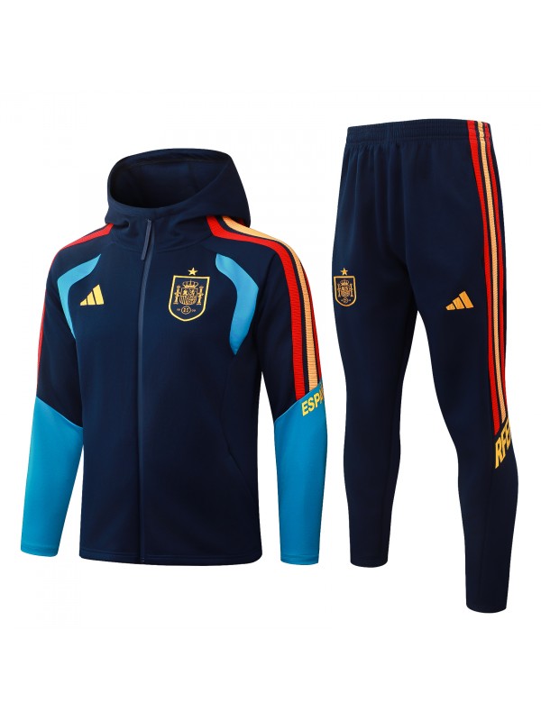 Spain hoodie jacket mens training navy tracksuit 2026-2027