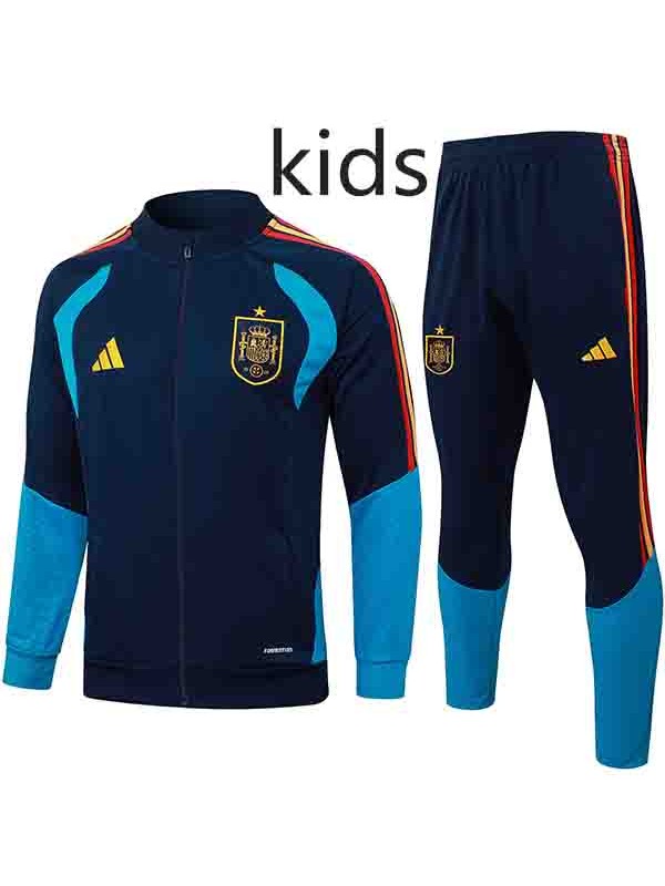 Spain kids jacket children navy training tracksuit 2026-2027