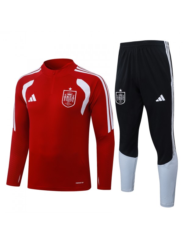 Spain tracksuit mens training red black kit 2026-2027