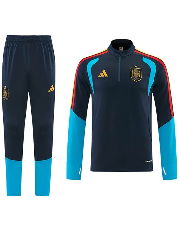 Spain tracksuit navy training kit 2026-2027