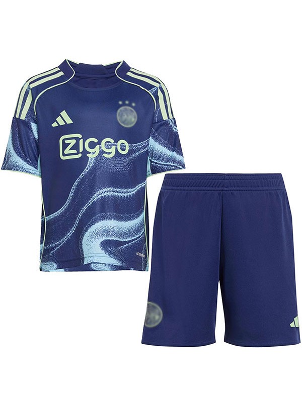 Ajx away kids kit childrens jersey 2025-2026