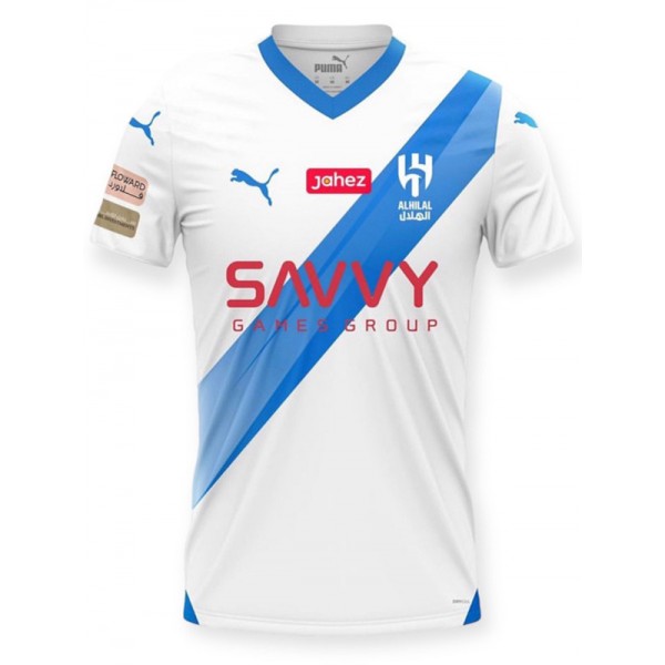 AL Hilal away jersey soccer uniform men's second sports football kit tops shirt 2023-2024