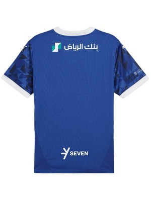 Al-Hilal Saudi FC home jersey adult soccer uniform men's first football kit top sports shirt 2024-2025