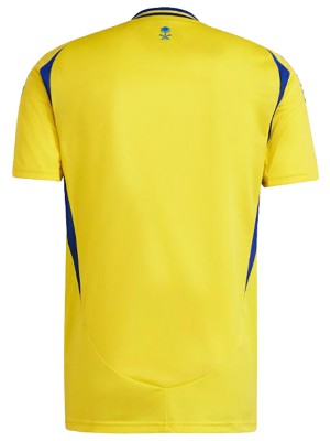 AL nassr home jersey adult soccer uniform men's first sportswear football kit top shirt 2024-2025