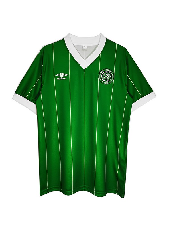 Celtic third retro jersey soccer match men's 3rd sportswear football tops sport shirt 1984-1986