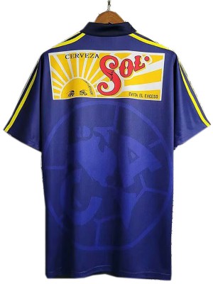 Club America away retro jersey soccer uniform men's second football kit top sports shirt 1998-1999