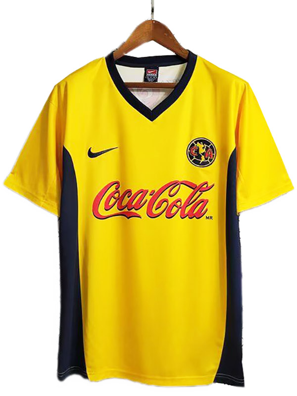 Club America home retro jersey soccer uniform men's first football kit top sports shirt 1998-1999