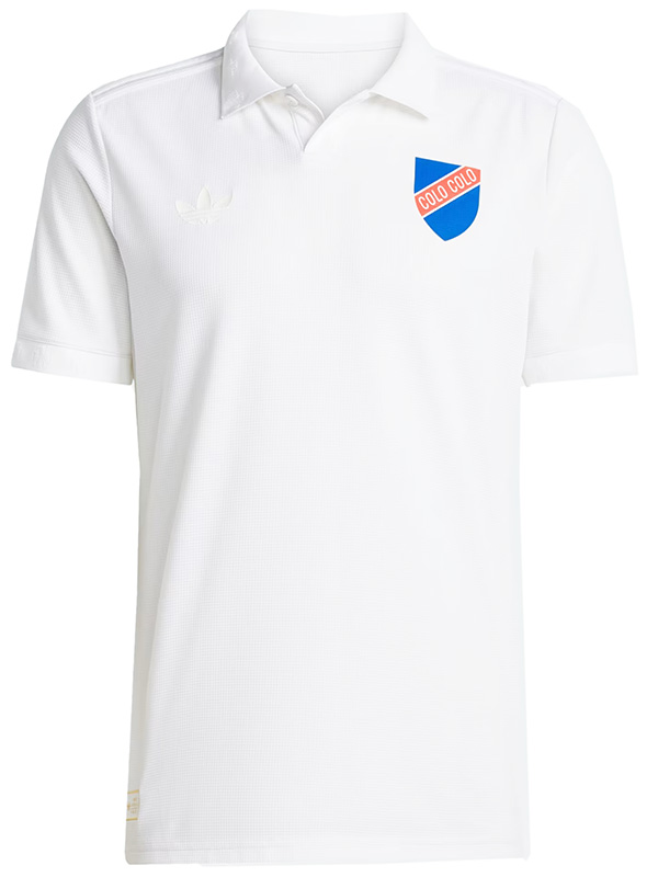 Colo-colo maglia da calcio per adulti centenario 100 anos divisa da calcio da uomo kit sportivo bianco maglia da calcio 2025-2026