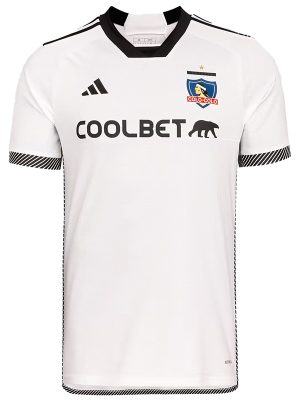 Colo-Colo home jersey soccer uniform men's first sportswear football kit top shirt 2024-2025