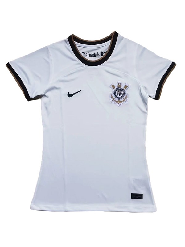 Corinthians home female jersey women's first soccer uniform sportswear football tops sport shirt 2022-2023