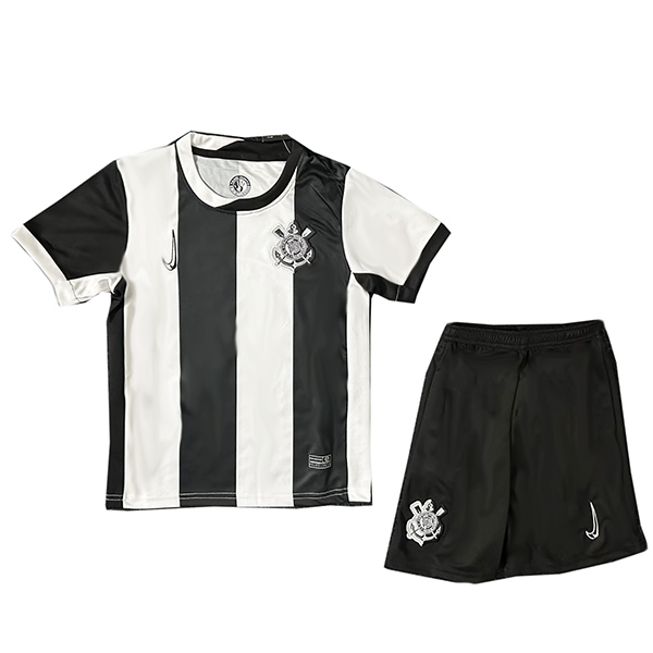 Corinthians third kids jersey soccer kit children 3rd football mini shirt youth uniforms 2024-2025