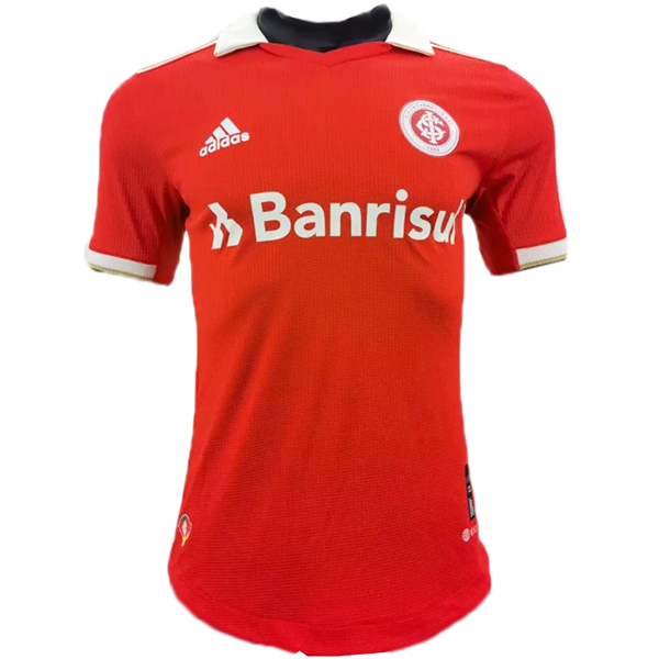 Internacional home jersey soccer uniform men's first sports football kit red top shirt 2022-2023