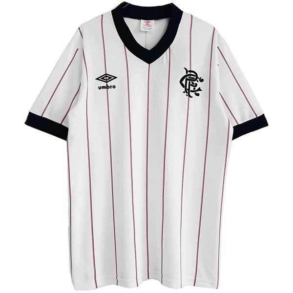 Rangers away retro soccer jersey maillot match men's second sportswear football shirt 1982-1983