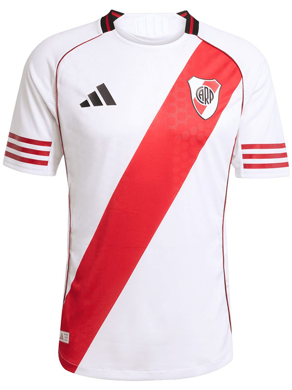 River Plate maglia home del uniforme da calcio prima maglia da calcio per abbigliamento sportivo da uomo 2025-2026