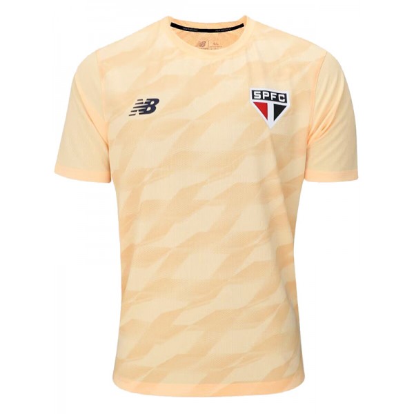 São Paulo special jersey soccer uniform men's yellow football kit tops sports shirt 2024-2025