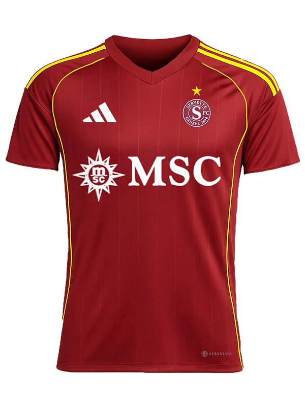Servette FC maglia da calcio per adulti prima divisa sportiva da uomo maglia da calcio 2025-2026