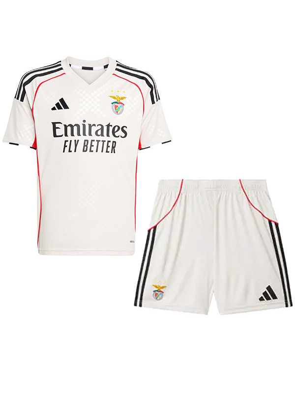 Benfica away kids kit childrens jersey 2025-2026