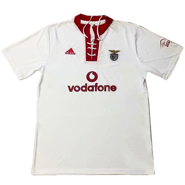 Benfica away retro jersey men's second sportswear football tops sport shirt 2004-2005