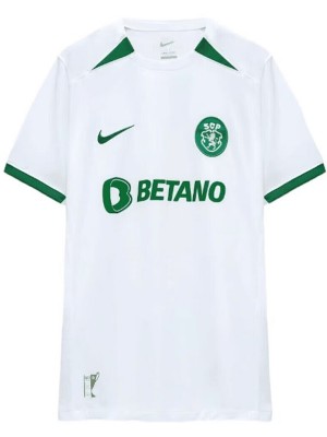 Sporting CP anniversary edition jersey lisbon soccer uniform men's white sportswear football kit tops sport shirt 2024-2025