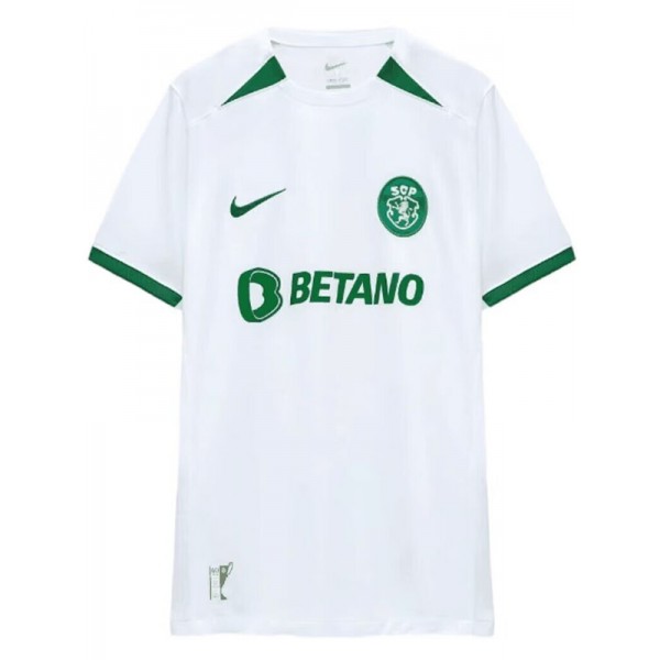 Sporting CP anniversary edition jersey lisbon soccer uniform men's white sportswear football kit tops sport shirt 2024-2025