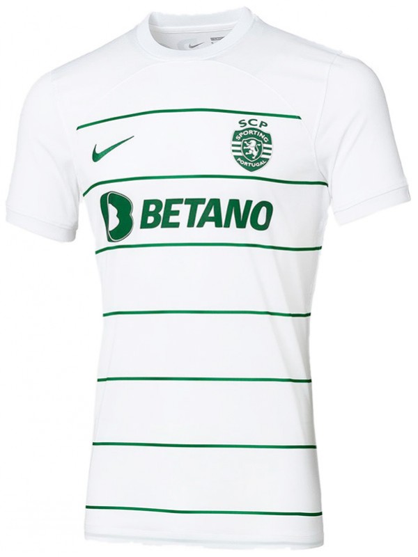 Sporting Lisbon away jersey soccer uniform men's second sports football kit top shirt 2023-2024