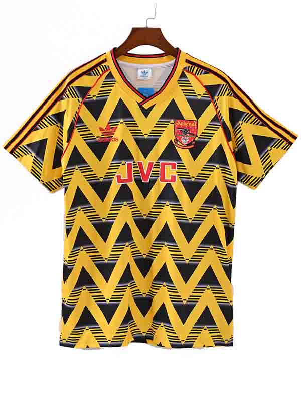 Arsenal gold jersey mens retro shirt 1991-1993